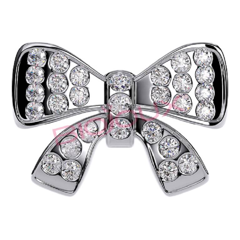 BJT208 ORECCHINI BOW TIE CR SS
