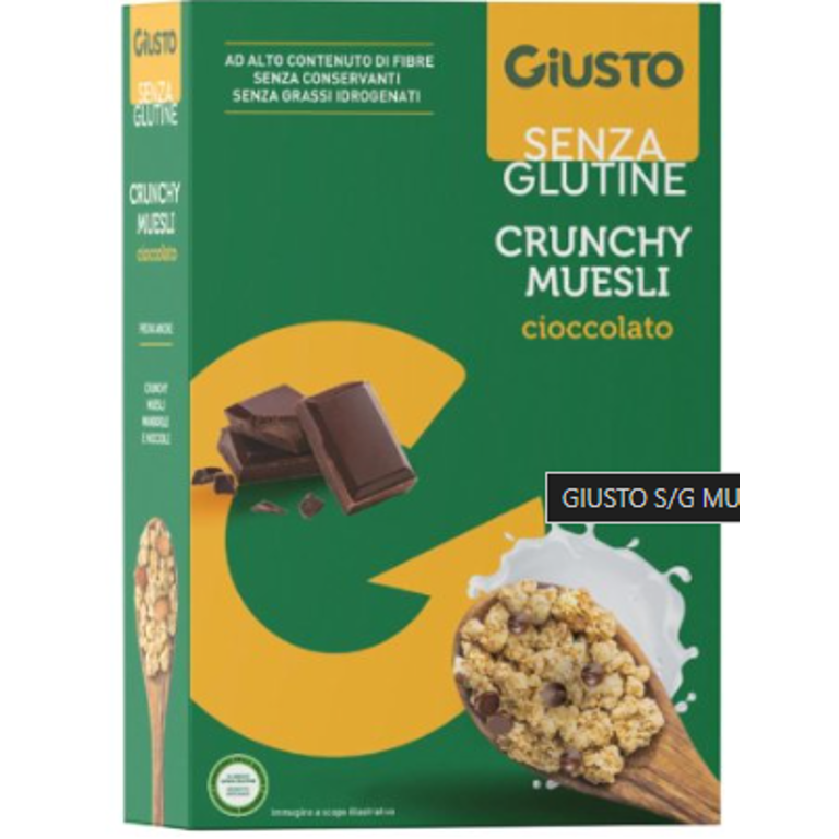 GIUSTO S/G MUESLI AVE/CIOC275G